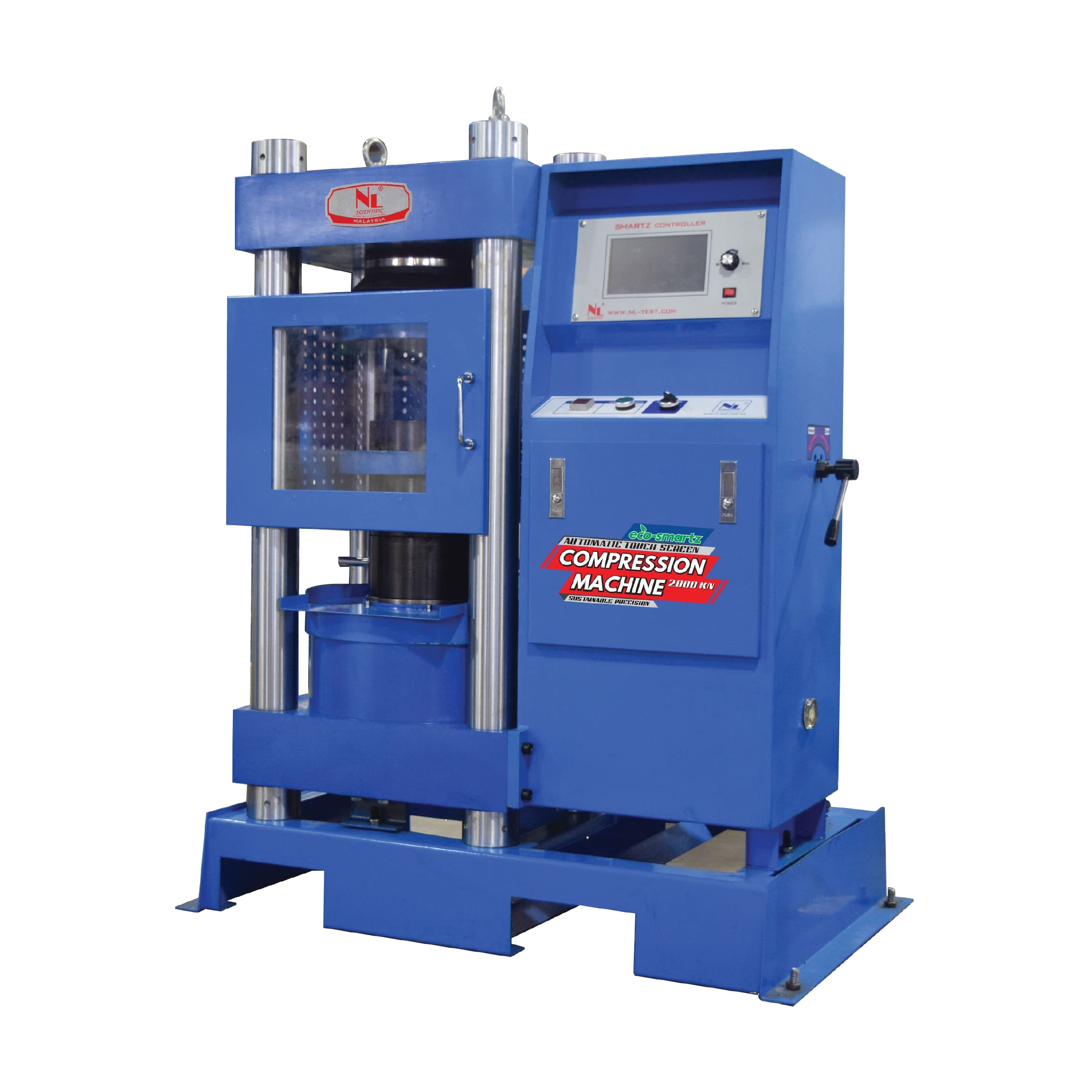 Automatic Touch Screen Compression Machine 2000kN